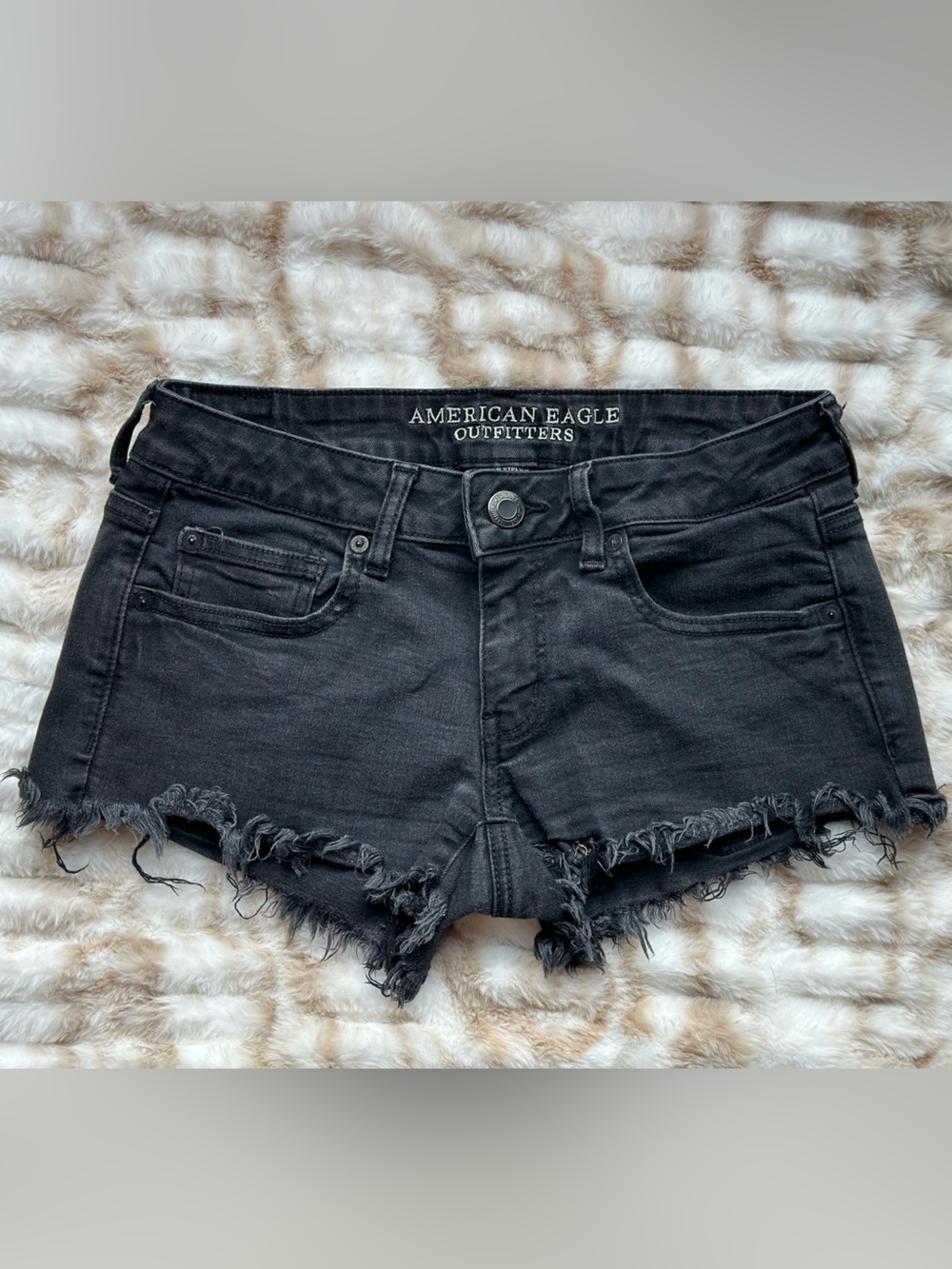 American Eagle Low Rise Jean Shorts